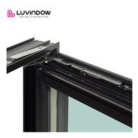 Ventanas Abatibles de Aluminio Ultra Delgadas, Resistentes y de Larga Duración con Rotura de Puente Térmico, Opción de Colgado para Sala de Estar y Baño, Insonorizadas