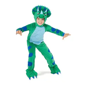 2024 New Update Child Boys Bodysuit Animal Clothes Party Carnival T-Rex Dinosaur Halloween Costume Kids Cos