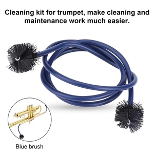 Kit de Limpieza y Reparación para <span class=keywords><strong>Trompeta</strong></span> Azul, Cepillo para Piezas Musicales - Product Image 2