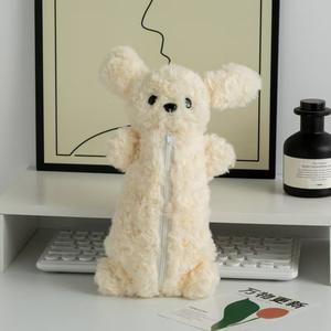 Tempat Pensil Boneka 3D Bentuk Hewan Berlari, Tempat Pensil Kapasitas Besar, Tas Alat Tulis, Tas Penyimpanan, Boneka Penghilang Stres - Product Image 6