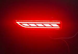 ไฟสะท้อนแสงกันชนหลังแบบ LED สำหรับรถยนต์ฮอนด้า บีอาร์วี ปี 2015-2019/ โมบิลิโอ ปี 2016-2017/ ซิตี้ ปี 2012-2014 /ซีอาร์วี ปี 2007-2009 - Product Image 3