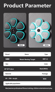 Cible de boxe musicale intelligente, confortable, synchronisée à la lumière, numérique, interactive, anti-stress, électronique, à fixer au mur - Product Image 2