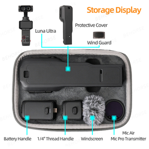 Sac de rangement pour valise <span class=keywords><strong>Luna</strong></span> Ultra, boîte de voyage en plein air, étui de transport pour accessoires de caméra Insta360 <span class=keywords><strong>Luna</strong></span> Ultra - Product Image 6