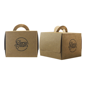 Bán Buôn Bánh Sinh Nhật Hộp Giấy Xách Tay Takeaway Bánh Hộp Giấy Phân Hủy Sinh Học Bánh Sinh Nhật Hộp Các Tông - Product Image 3