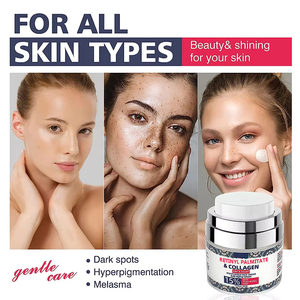 Crema hidratante <span class=keywords><strong>de</strong></span> colágeno retinal <span class=keywords><strong>de</strong></span> ácido hialurónico para hombres y mujeres, día, noche, cuello, cara, envejecimiento, crema antiarrugas, crema facial, loción - Product Image 2