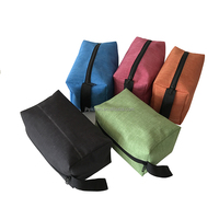 Meilleures ventes de pochettes à fermeture éclair en polyester imperméables et durables pour brosses à cheveux, sacs pour éponges de bain avec logo