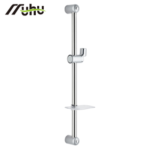 Barra de Ducha Ajustable para Baño, Accesorios Modernos para Baño, Barra de Ducha con Jabonera de Acrílico, Venta al por Mayor de Fábrica - Product Image 1