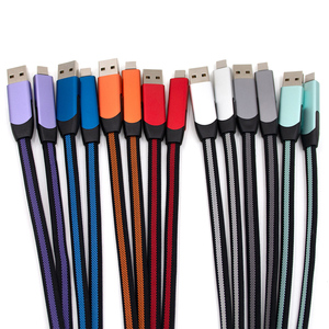 Nouveau produit tendance 2026 : Câble de charge rapide USB 6-en-1 3A 60W PD Type C pour ordinateur, iPhone, Samsung – Idéal pour les coffrets cadeaux - Product Image 2