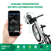 Omni – dispositif de contrôle GPS 4G LTE BLE 5.2, verrouillage de moyeu personnalisé, ville Ride Share Solution de vélo Ebike, dispositif IOT pour le partage de vélo