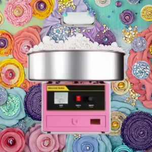 เครื่องทำสายไหมไฟฟ้าขนาดเล็ก ลดราคาพิเศษ พร้อมรับประกัน 1 ปี สภาพใหม่ เหมาะสำหรับร้านเบเกอรี่และขนมหวานจากนม - Product Image 4