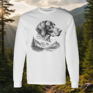 Camiseta de manga larga con diseño natural de perro perrero alemán de pelo corto - Product Image 3