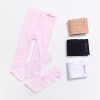 Medias de Ballet Blancas Económicas, Pantimedias de Danza para Niñas de Alta Elasticidad, Leggings Suaves Profesionales