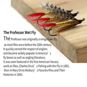 Mouches Spey classiques personnalisées pour pêche à la <span class=keywords><strong>truite</strong></span> <span class=keywords><strong>arc</strong></span>-<span class=keywords><strong>en</strong></span>-<span class=keywords><strong>ciel</strong></span> leurres de mouche humide pour la position du ruisseau du lac de la rivière - Product Image 5