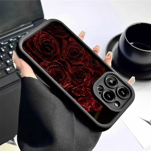 <span class=keywords><strong>Coque</strong></span> de téléphone portable antichoc en TPU avec motif de rose <span class=keywords><strong>rouge</strong></span> scintillante et protection d'objectif en forme d'échelle pour <span class=keywords><strong>iPhone</strong></span> <span class=keywords><strong>11</strong></span> 12 13 14 15 16 17 Pro Max - Product Image 6