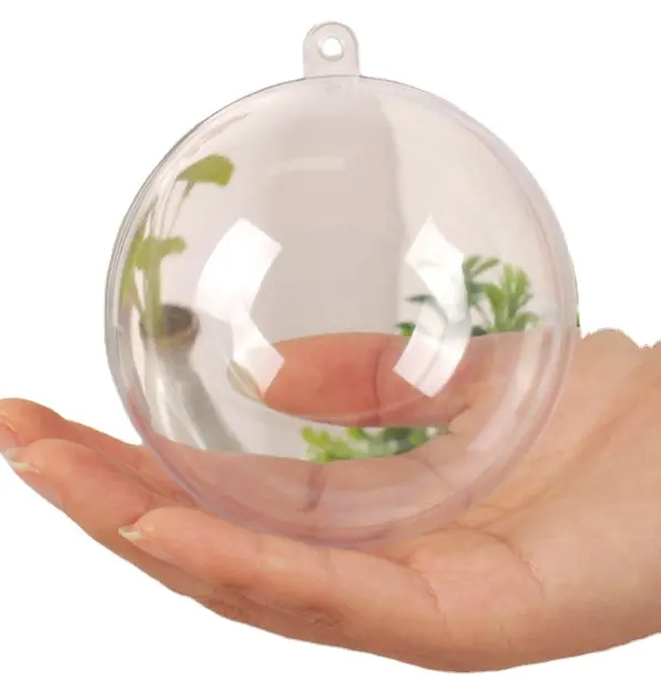 Christmas ornaments clear plastic ball with all size