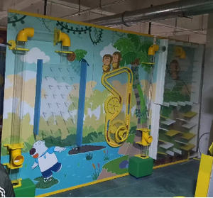 Jouer à des jeux muraux mur sensoriel avec musique balle fosse Puzzle jeux muraux aire de jeux intérieure pour enfants jeu de balle - Product Image 6