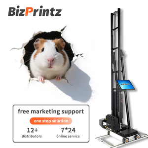 Bizprintz kinh doanh nhỏ 3D Tường máy in chi phí thấp UV mực máy nền cho 3D tường trang trí - Product Image 1