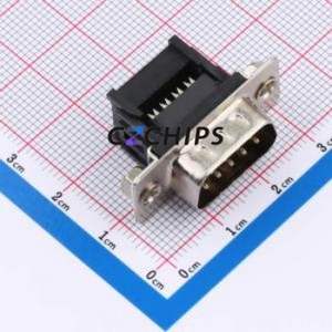 X0709WT7B3 D-Sub/VGA Connector Connector ( Connector Type: Standard D-Sub )( Gender: Male )( Total Number of PINs: 9P ) - Product Image 1