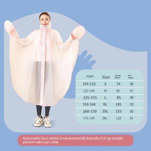 Poncho de pluie unisexe pour cyclisme avec mitaines intégrées, fermeture éclair et boutons-pression, <span class=keywords><strong>cape</strong></span> imperméable pour <span class=keywords><strong>vélo</strong></span> et trottinette électrique - Product Image 6
