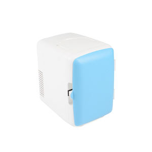 Mini réfrigérateur <span class=keywords><strong>économique</strong></span> de dernière génération 4L, réfrigérateur de voiture en PP de haute qualité, 6 canettes, bleu vert, boîtes de refroidissement pour salons - Product Image 1