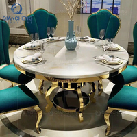 Antiker französischer Schiefer-Esstisch Wohnzimmer möbel Moderner Esstisch Set 6-Sitzer Marmor Runder Esstisch 120 cm