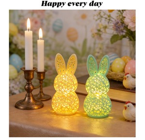3D Printed Cute Rabbit <strong>Lamps</strong> Portable Animal Nightlight for Kids,Easter Home Decor,Christmas Holiday Gift for Girls &amp; Boys - Product Image 4