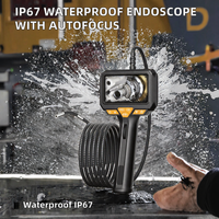 Endoscope étanche ZCF IP67 avec sonde de 8 mm, caméra autofocus 1080p, autonomie de 5 heures, alimentation 12V DC, écran IPS 4,3 pouces, éclairage LED 360°