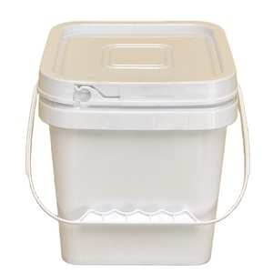 Xô nhựa nhà sản xuất thực phẩm lớp 2L vuông Xô Nhựa Nhà sản xuất có nắp đậy - Product Image 1