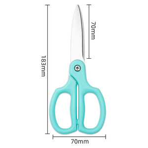 Jolies ciseaux de bureau 160 mm, lame en acier inoxydable, pour la découpe de papier artistique pour étudiants, utilisation par les enfants - Product Image 2