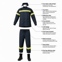 Tenue de pompier certifiée ignifuge, réfléchissante, antistatique, imperméable, résistante aux hautes températures, pour la sécurité et les interventions d'urgence en cas d'incendie