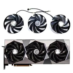 Ventilateur de refroidissement d'origine 95MM PLD10020B12H <span class=keywords><strong>RTX</strong></span> 4080 4090 ventilateur GPU pour carte graphique MSI <span class=keywords><strong>GeForce</strong></span> <span class=keywords><strong>RTX</strong></span> 4080 4080TI 4090 <span class=keywords><strong>4090TI</strong></span> SUPRIM X - Product Image 1