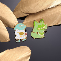 Pin Bros Enamel Geometris Lucu, Kerajinan Logam Pelangi, Nikel Hitam, Logo Custom untuk Cinta, Cetak Offset Eropa