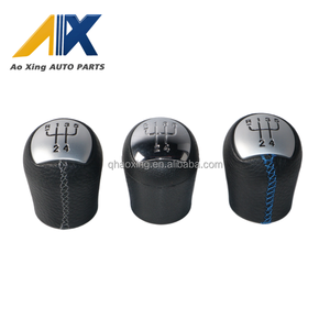 8200568122 Palanca de Cambios Manual de 5 Velocidades para Automóvil, en Negro, Blanco y Azul con Costuras, con Cubierta de Cuero - Product Image 5