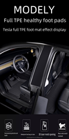 RHD Impreza Tapis de voiture en caoutchouc TPE respectueux de l'environnement Tapis de pied Surround complet pour BYD SEALION 7 2024-2025 Accessoires intérieurs