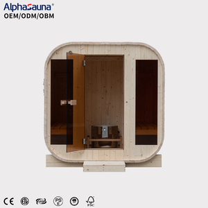 ห้องอบไอน้ำไม้สนทรงสี่เหลี่ยมสำหรับ4คน - Product Image 6