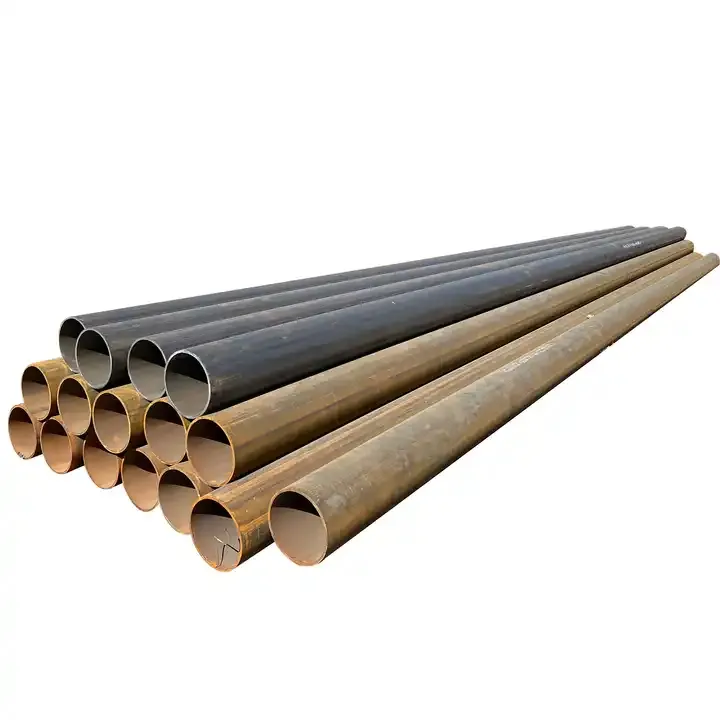 Tubos de aço soldado API 5L ERW Gr.B X42, X46, X52, X56, X60, X65, X70 em aço carbono