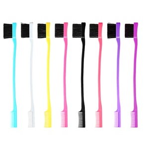 แปรงสำหรับผม3 in 1แปรงขอบสองด้านมีโลโก้หลายสี - Product Image 4