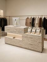 Luxe op maat gemaakte marmeren kassa voor kledingwinkel en juwelierszaak
