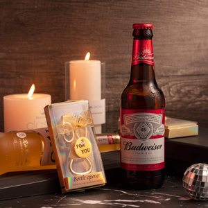 Abridor de Botellas Dorado con Pedrería para <span class=keywords><strong>50</strong></span> Aniversario de Bodas, <span class=keywords><strong>Regalo</strong></span> Perfecto para Invitados, Decoración de Fiestas, Graduaciones y Pascua - Product Image 6