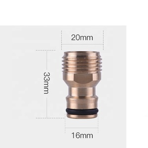 황동 정원 호스 피팅 G1/2 ''수 탭 커넥터 물 흡입 호스 커넥터 - Product Image 3