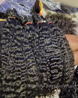 Cabello Rizado Birmano, Cabello Humano Virgen Vietnamita y Camboyano en Paquetes, Cabello Rizado Birmano de Doble Trama, Proveedores Mayoristas