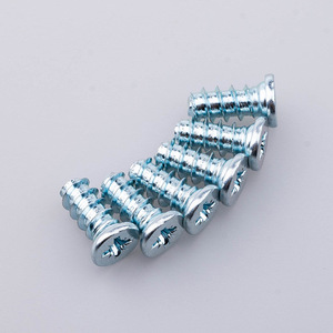 M6x12 Self Tapping Screws Flat Head Phillips Drive Metric Wood Fasteners Cool Silver White Full Length Hardware Accessories - Product Image 2