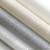 Tissu de rideau transparent moderne de couleur unie, vendu au mètre, pour draperies de fenêtre contemporaines et projets d'aménagement intérieur