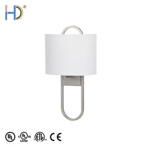 Casa de habitación de <span class=keywords><strong>Hotel</strong></span> Deco blanco Tapa dura <span class=keywords><strong>la</strong></span> mitad sombra lámpara de pared lámpara - Product Image 3
