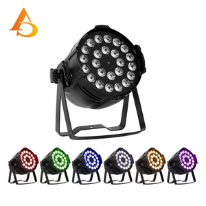 Producto Popular: Foco LED Par de 24x18w RGBWA UV 6 en 1 para Interiores, 24 Piezas - Product Image 1