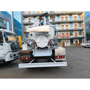 Pompe à vide diesel Isuzu 5-10 tonnes pour camions d'aspiration des eaux usées, fournie directement par l'usine, camion de nettoyage par aspiration à l'exportation - Product Image 6
