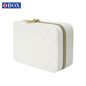 Pochette à maquillage portable en <span class=keywords><strong>cuir</strong></span> OBOX avec luminosité réglable, organisateur professionnel pour les maquilleurs de mariage, scène de mariage - Product Image 4
