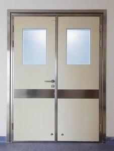Porte d'urgence en acier ignifuge personnalisée 30min 60min 90min Porte coupe-feu en métal pour hôpitaux et entrepôts - Product Image 5