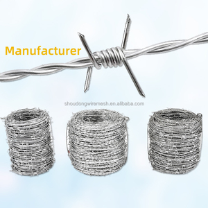 Clôture en fil barbelé galvanisé en acier inoxydable <span class=keywords><strong>pour</strong></span> la sécurité des frontières - Product Image 4