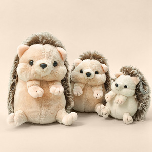 Custom <strong>Hedgehog</strong> Stuffed Animal Soft Plush <strong>Hedgehog</strong> Toy Multi Sizes <strong>Cute</strong> Sitting <strong>Hedgehog</strong> Doll for Kids Gift Home Decor Wholesale - Product Image 1
